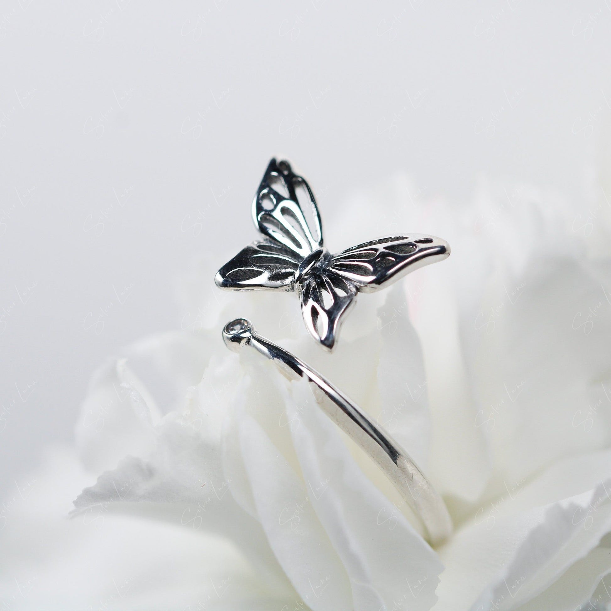 butterfly adjustable ring