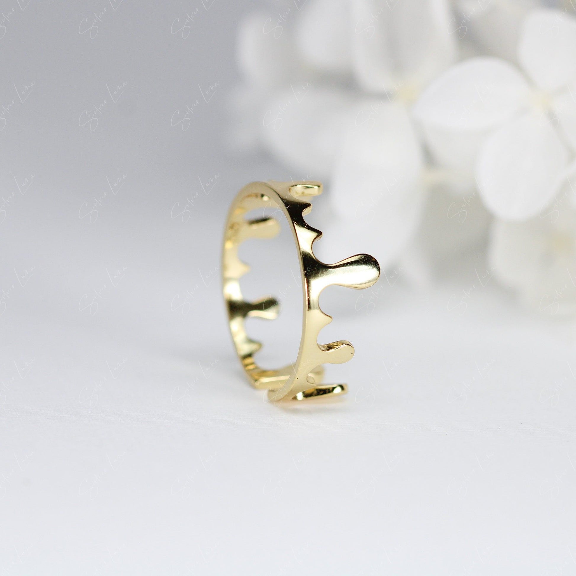 droplet open band ring