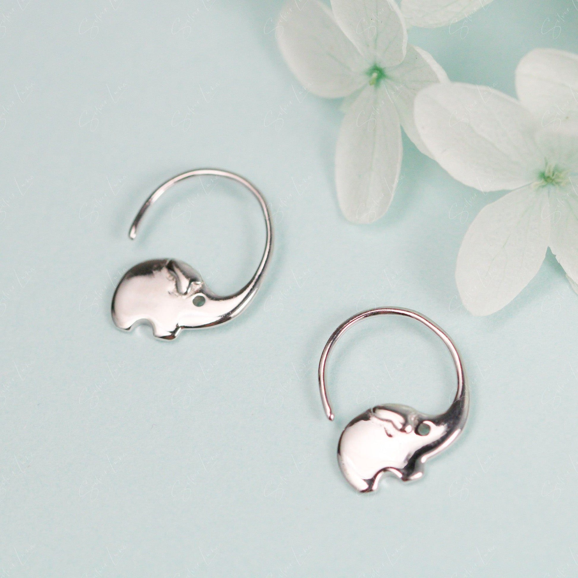 elephant stud earrings