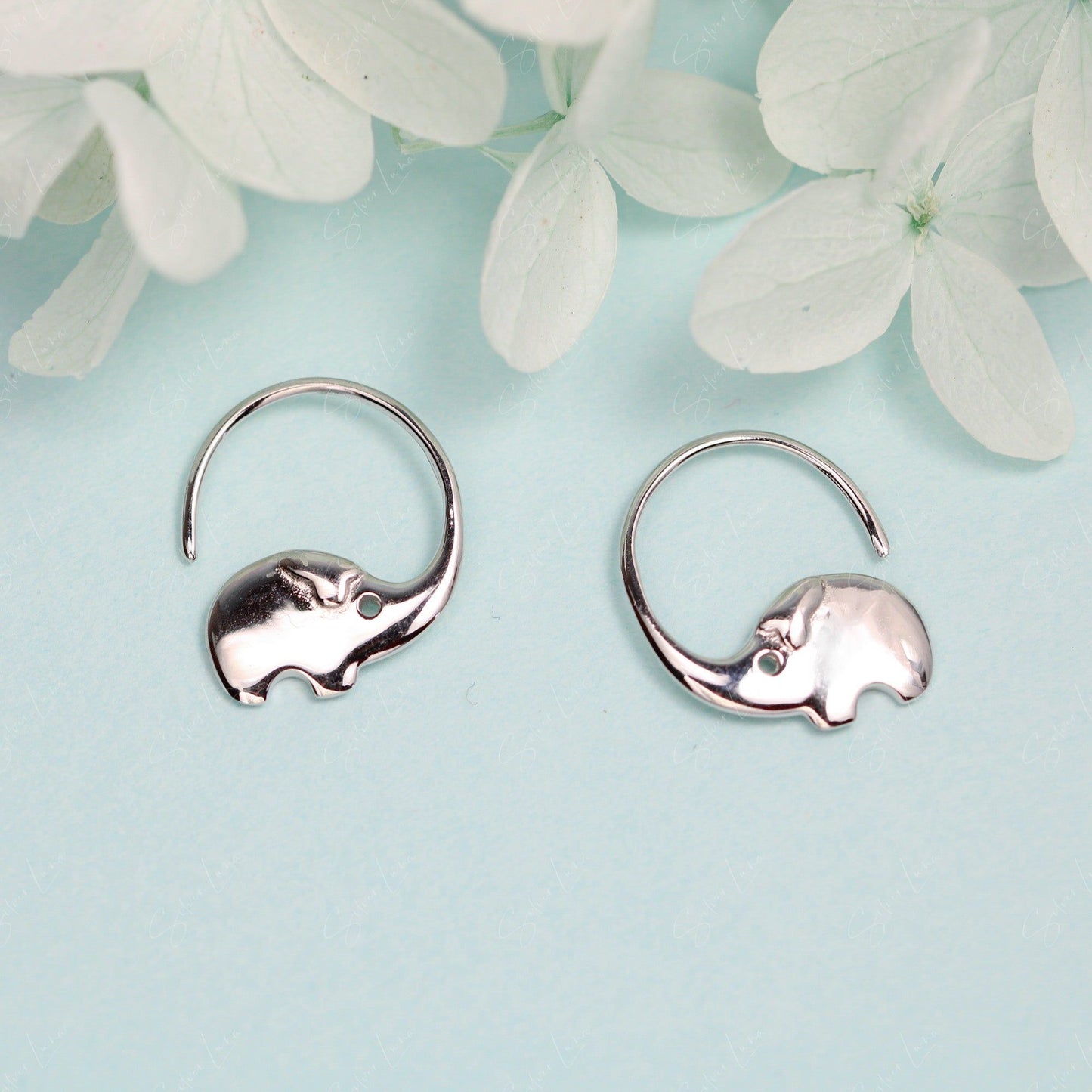 unique elephant earrings