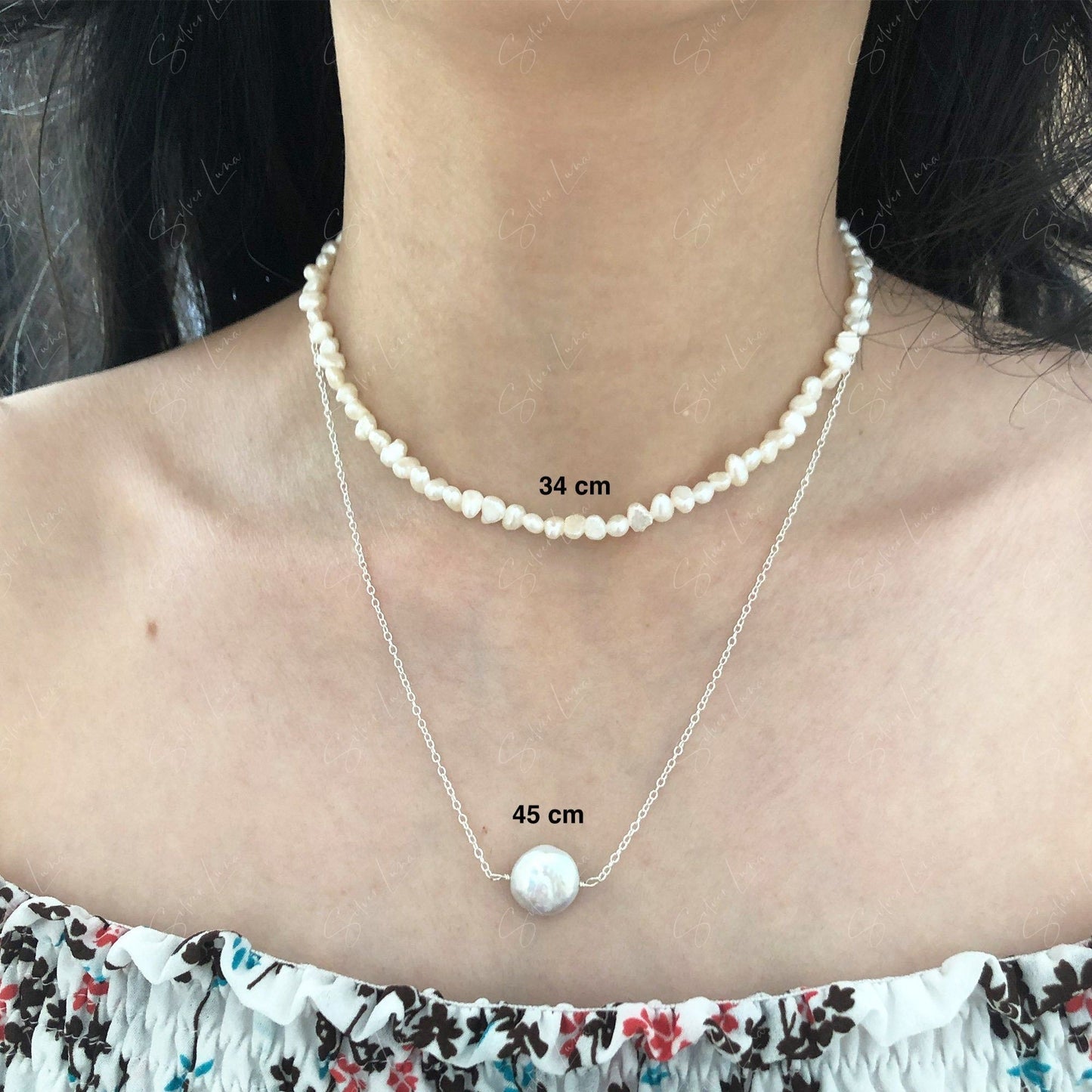 Cultured Freshwater Pearl Choker Necklace