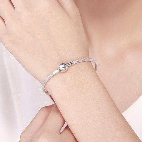 forever love bangle bracelet for charms