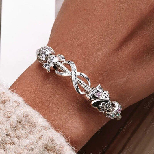 infinite charm for bracelet