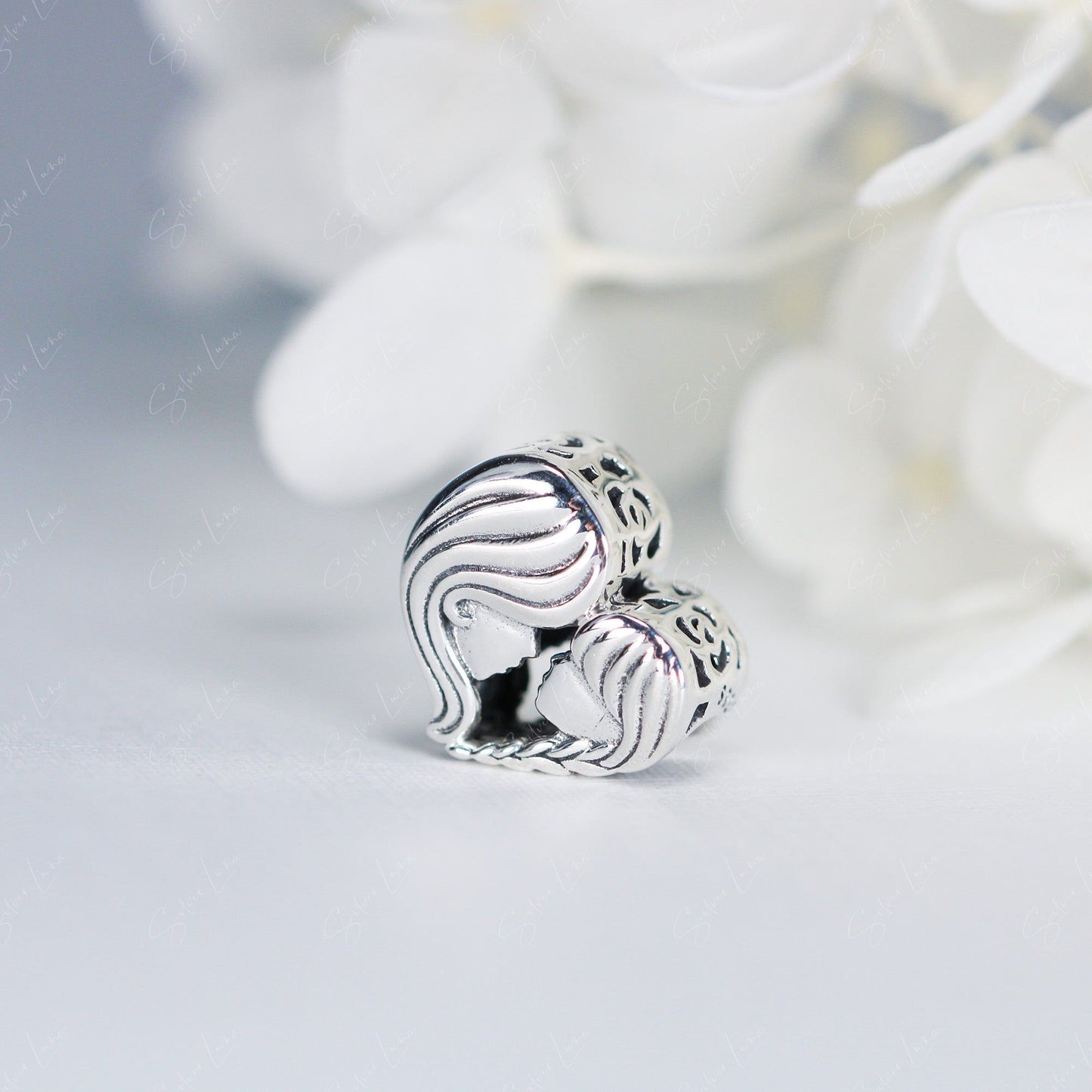 silver mother gift charm