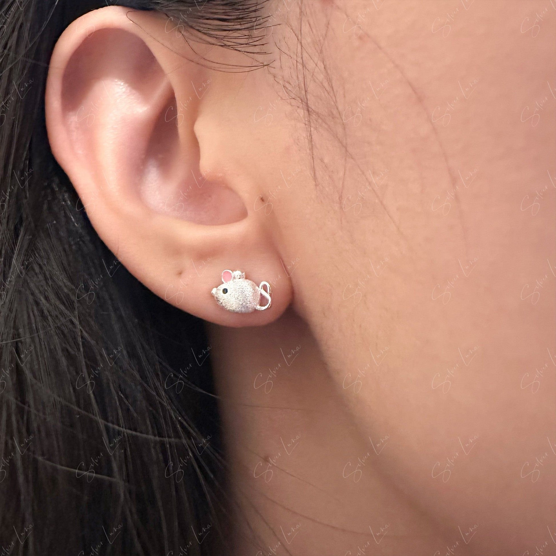 animal stud earrings