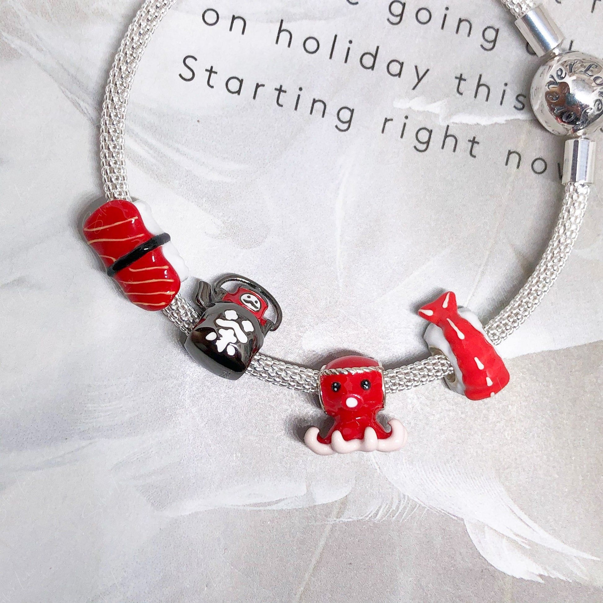 cute sushi charm for bracelet