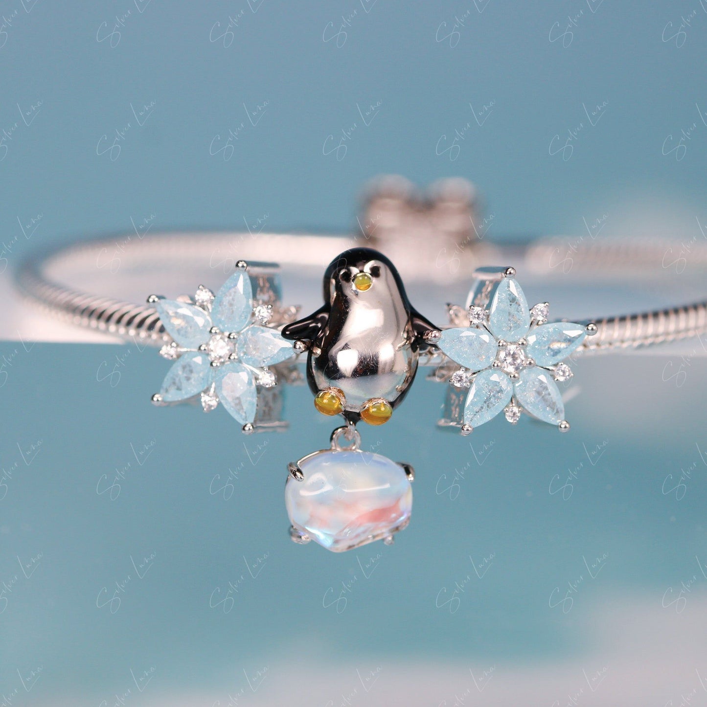 penguin dangle charm