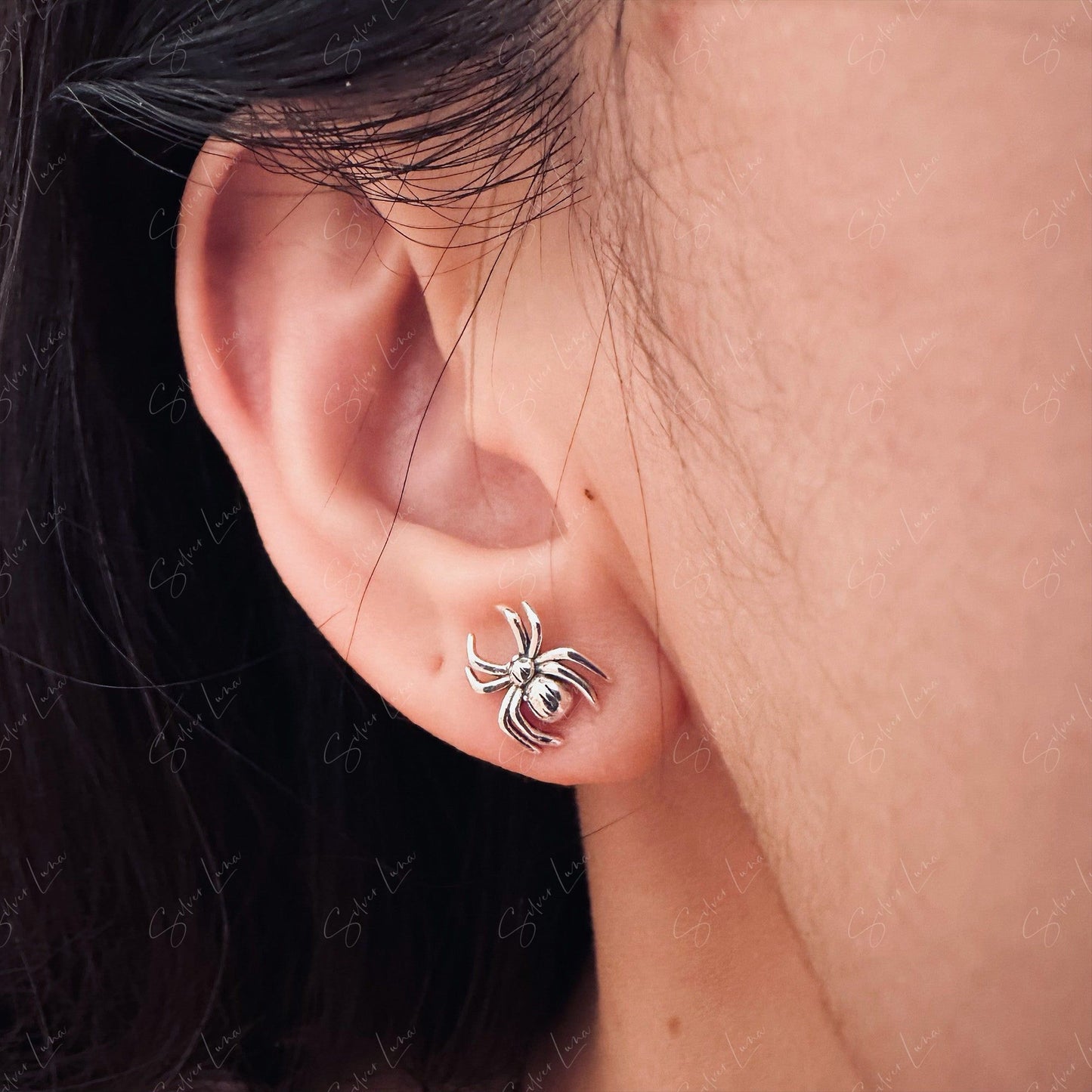 spider earrings