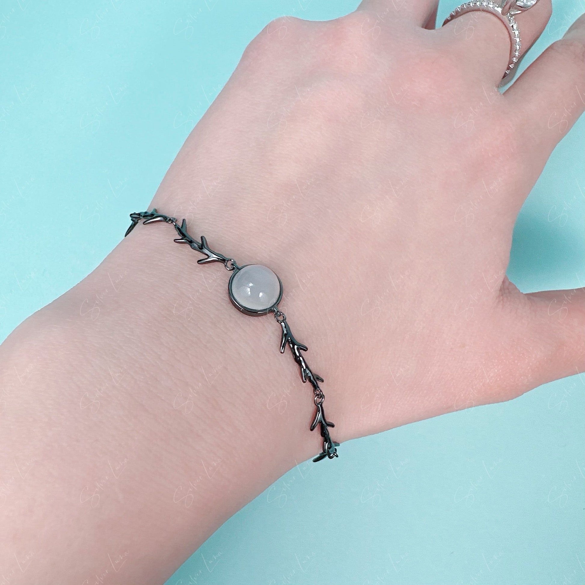 Twilight black tree branch bracelet